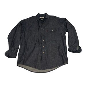 Filson x Levi's Men's Black Denim Shirt - RARE